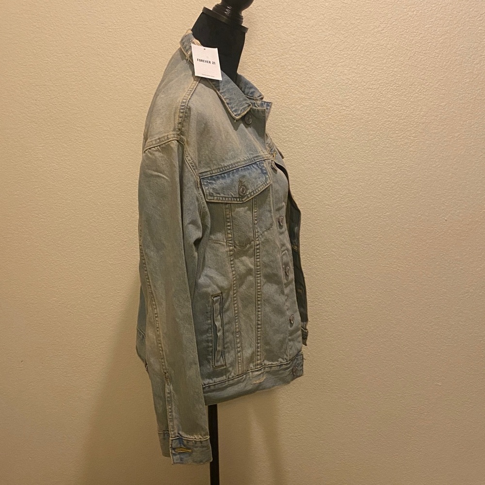 Forever 21 Sky Blue Denim Jacket - Picture 2 of 5